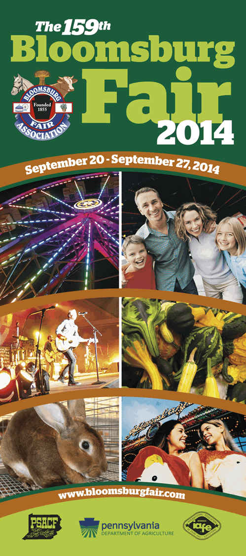 Bloomsburg Fair brochure