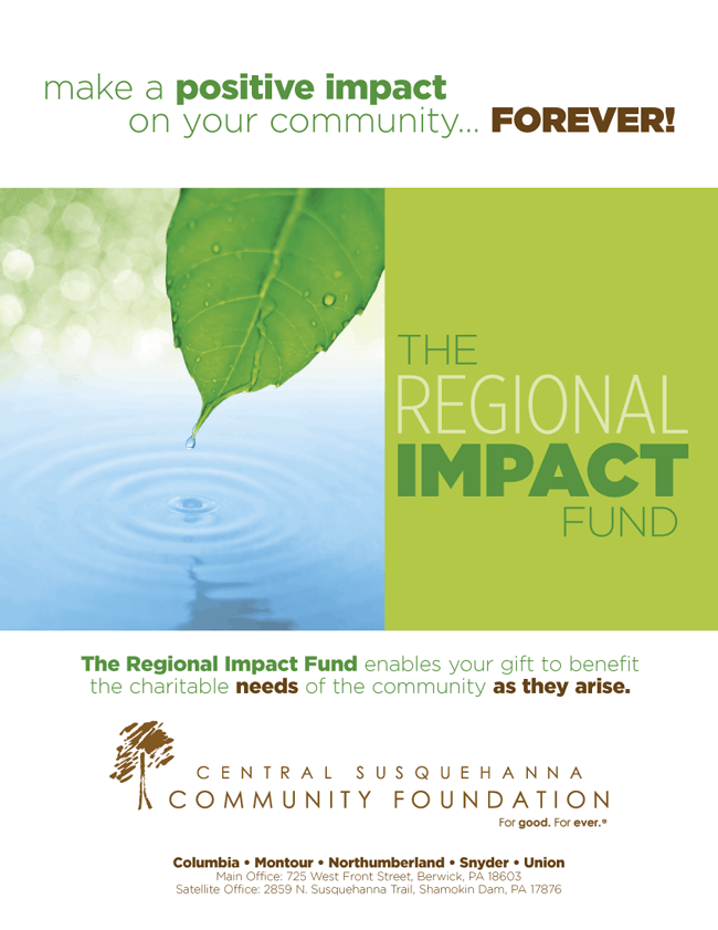 Central Susquehanna Community Foundation flyer