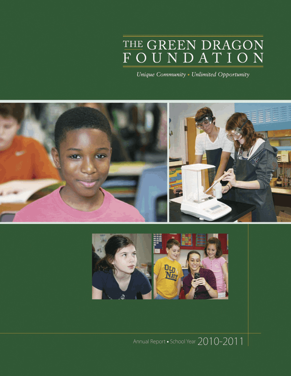Green Dragon Foundation annual cover